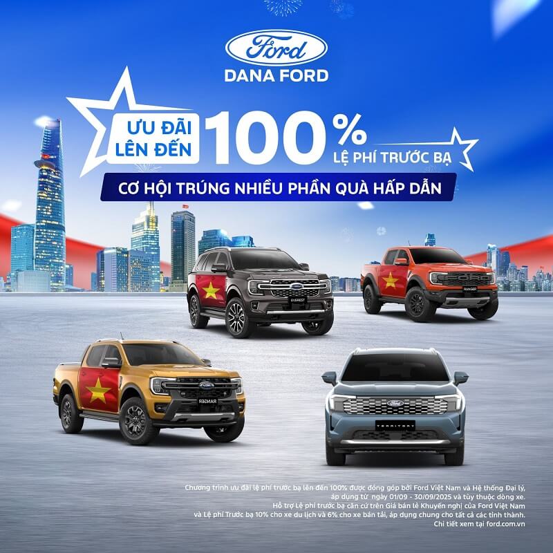 ưu đãi tại ford đà nẵng tháng 9