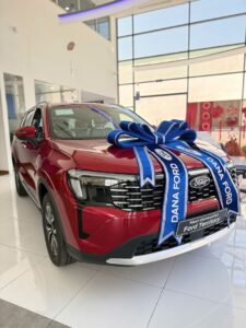 ford territory titanium màu đỏ tại Đà Nẵng