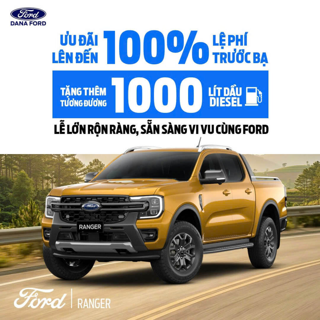 ưu đãi ford ranger tháng 4 2026 mới nhất